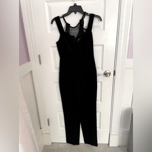 BCBG black jumpsuit size 4
